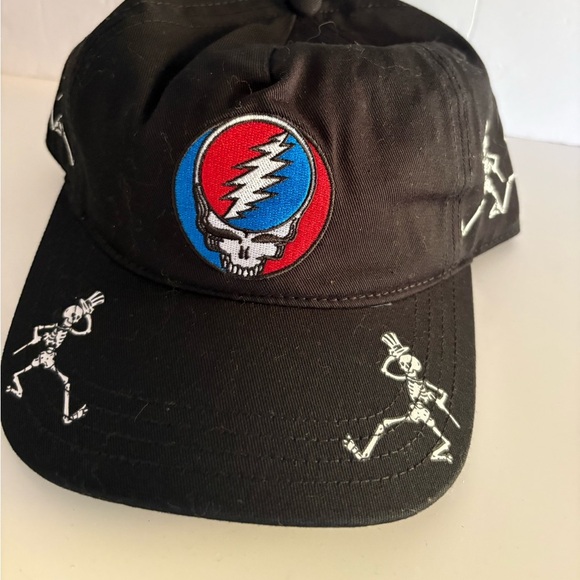 NWOT Urban Outfitters Grateful Dead Steal Your Face Snapback Hat - Picture 3 of 9